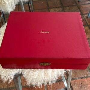 Cartier champagne flute box